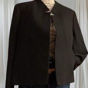 VINTAGE RACHEL ROY BLAZER JACKET BLACK SIZE 14